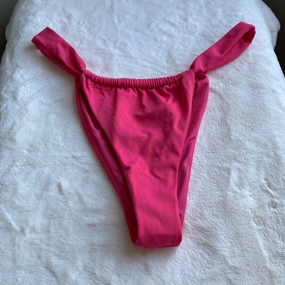 New! Agua Bendita Elsa hot pink sting cheeky thong bikini bottom 14571 - Picture 4 of 11
